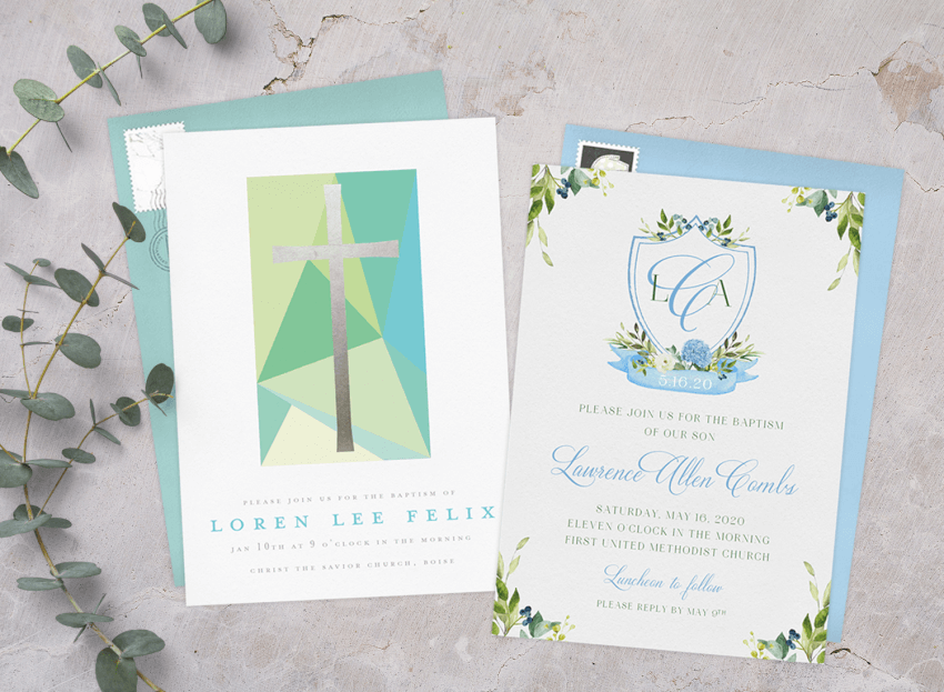 15 Baptism Invitations to Bless Your Bundle of Joy STATIONERS