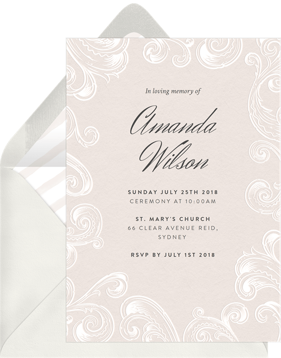 21 Beautiful Celebration of Life Invitations to Honor Your Loved One