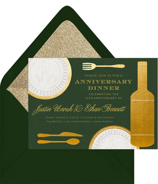 21 Beautiful 50th Anniversary Invitations to Celebrate Your Love