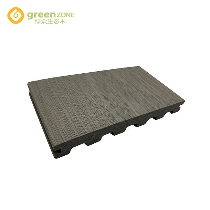 Solid Outdoor Composite Decking Wood Plastic Waterproof WPC Floor