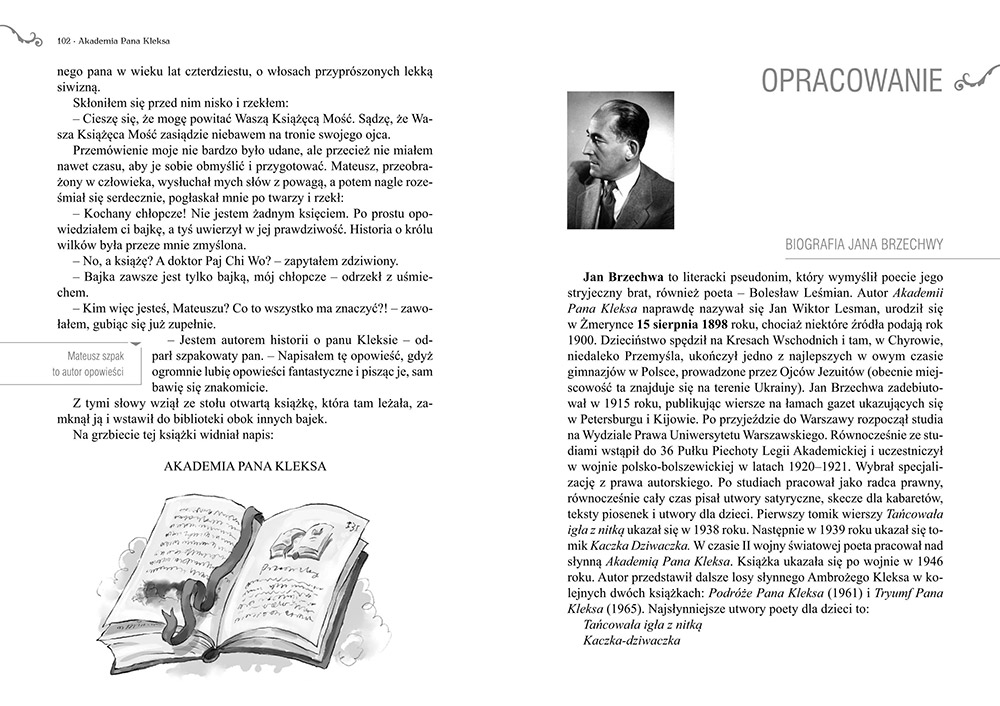 Akademia Pana Kleksa Jan Brzechwa lektury szkolne z omówieniem