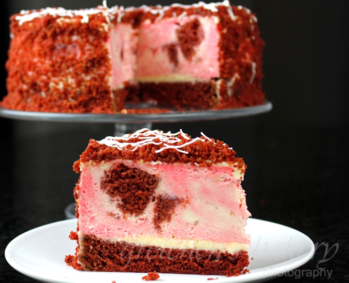 Red Velvet Cheesecake Gretchen's Vegan.