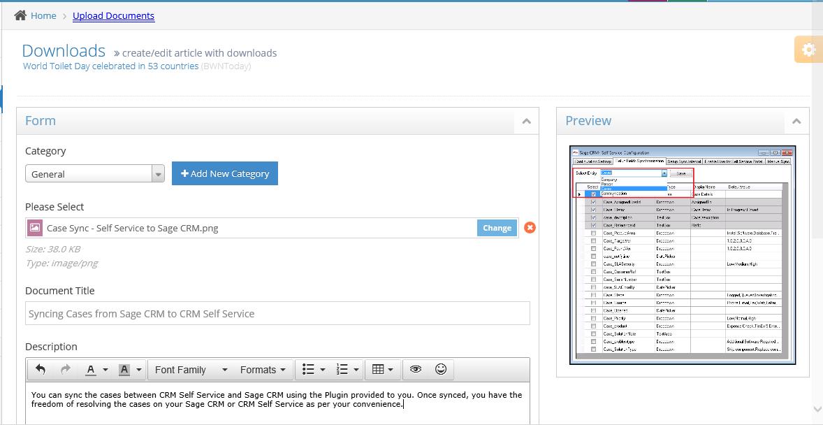 File Downloads in Self Service Portal Sage CRM Tips, Tricks and