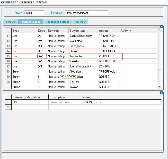 Adding new option/Button in Menus in Sage X3 Sage X3 Tips, Tricks