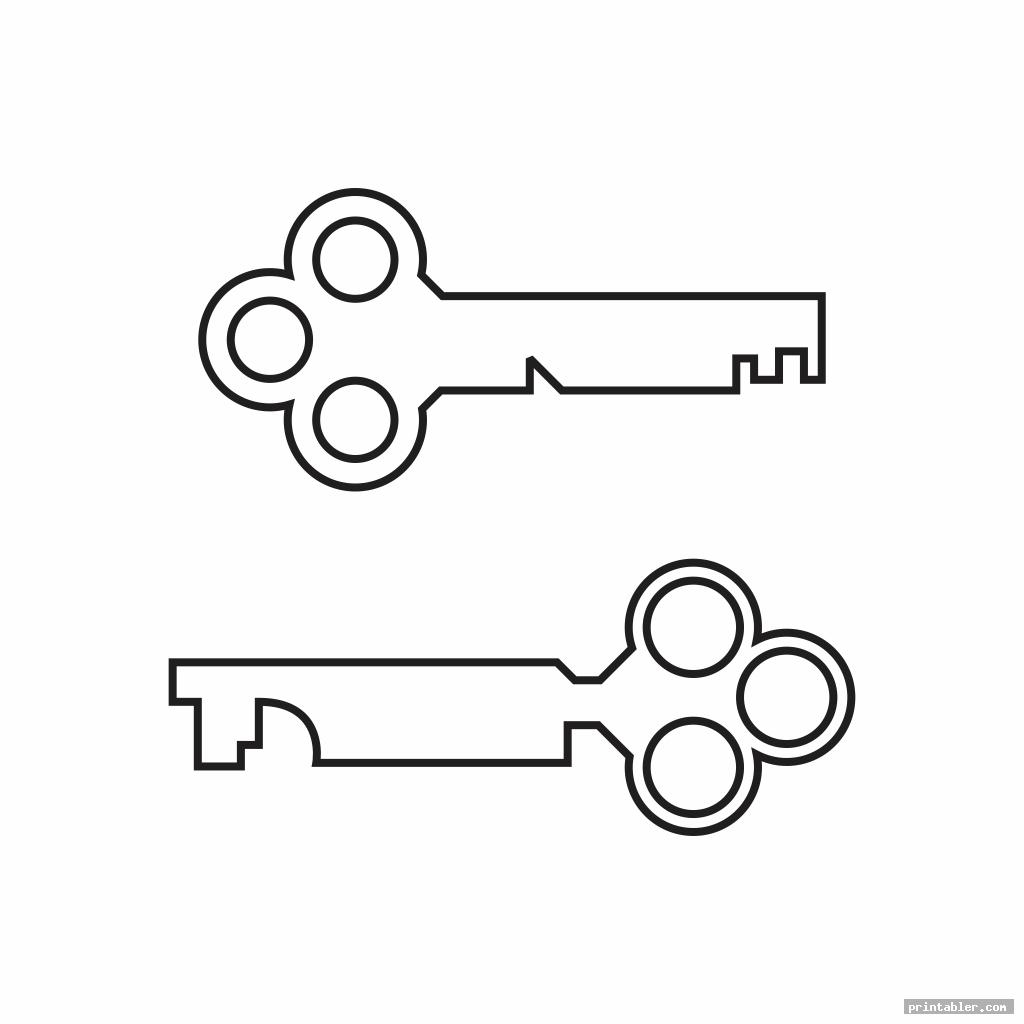 Key Template Printable - Gridgit.com