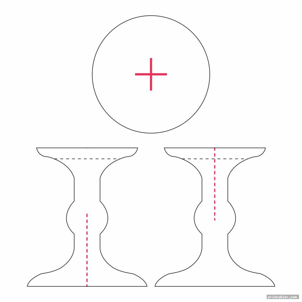 Cupcake Stand Template Printable