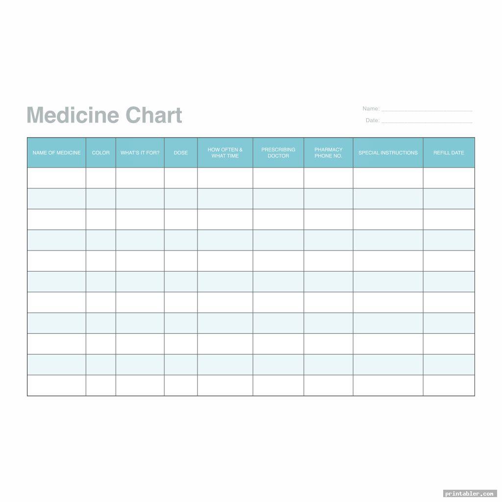 Printable Medication Schedule - Gridgit.com