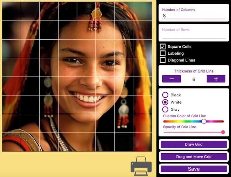GriDraw + Free Online Grid Drawing Tool