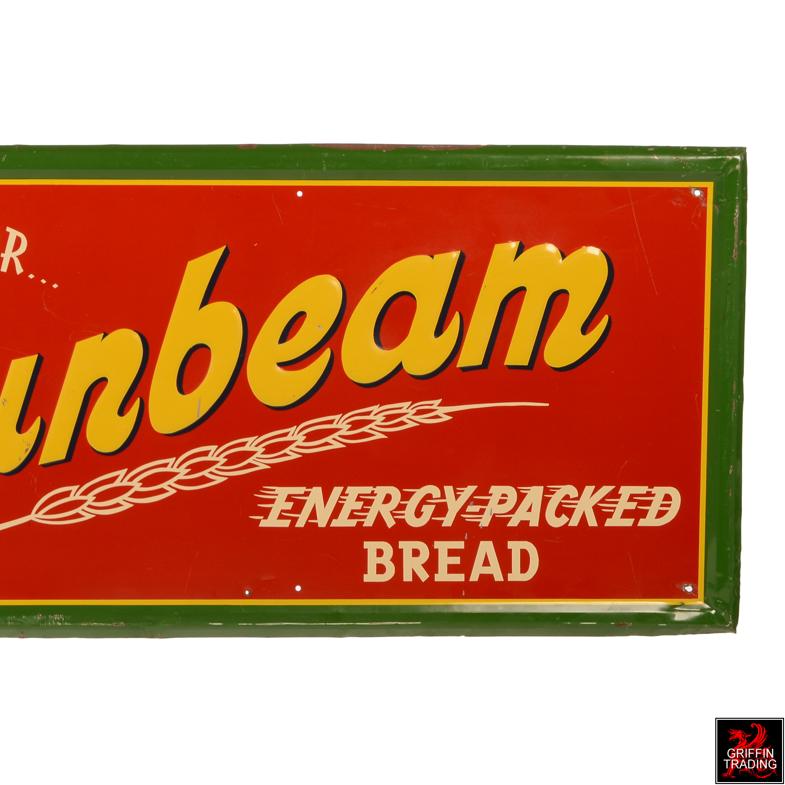 Vintage Sunbeam Bread Sign Vintage Signs For sale at