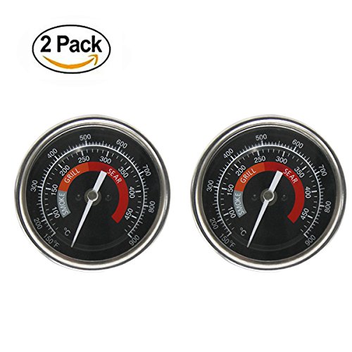 BBQ Grill Temperature Gauge Waterproof Large Face for Kamado Joe