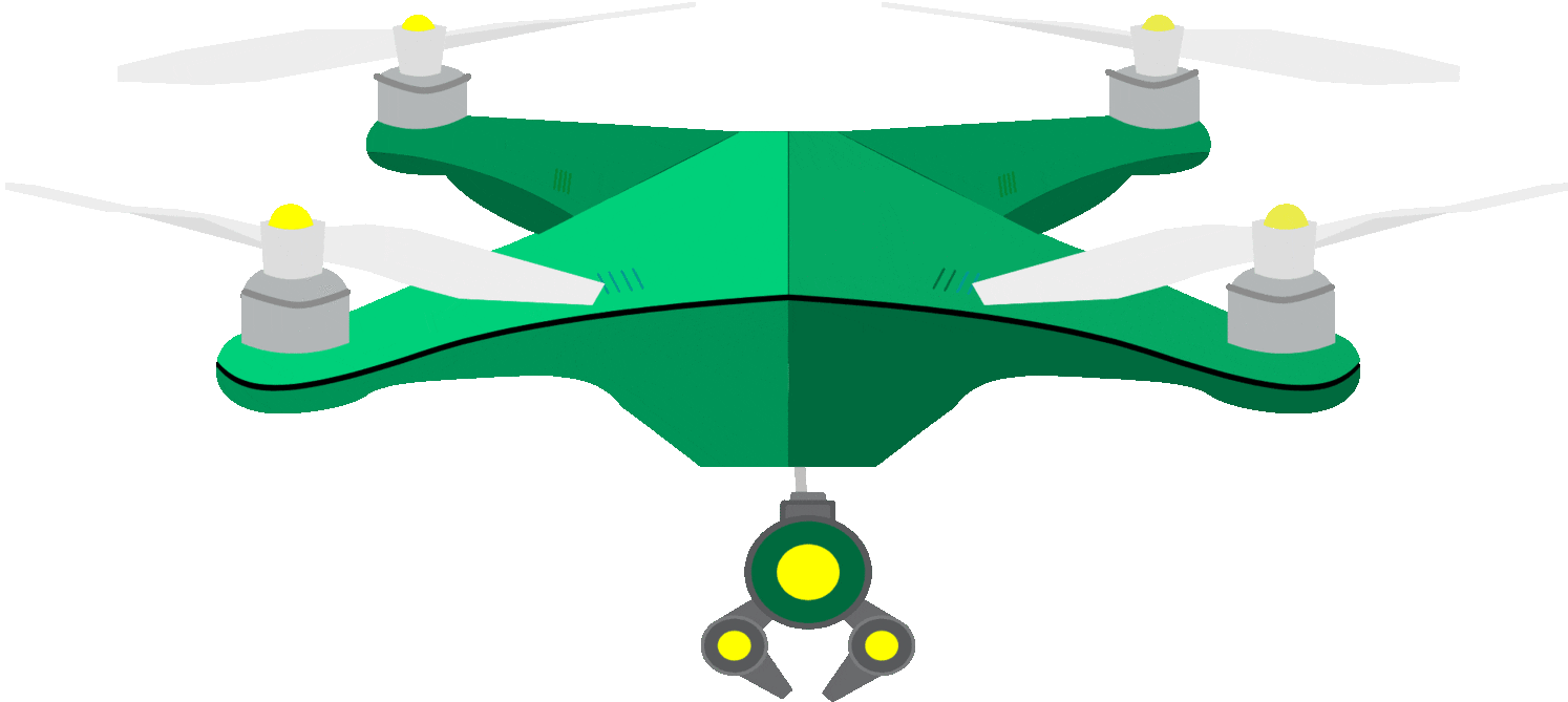 Drones animation Telegraph