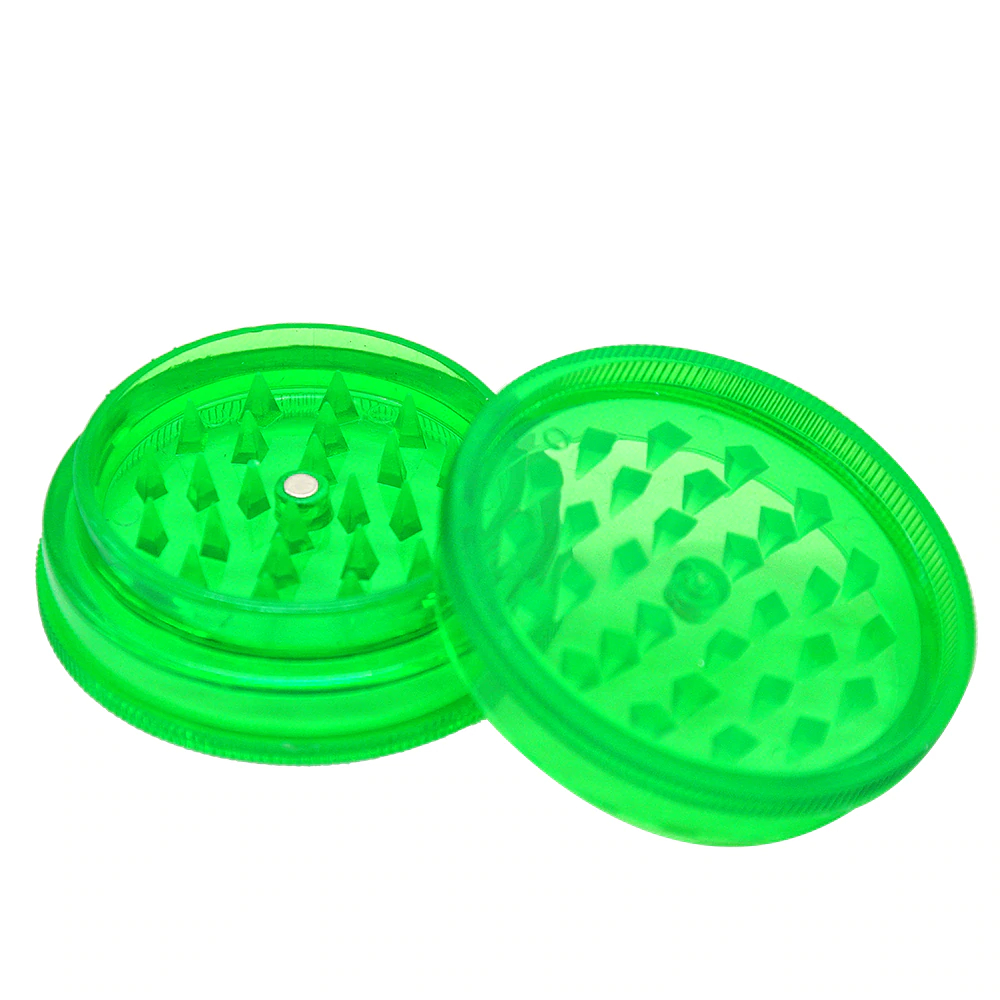 Plastic Herb Grinder Basic Design, Large 63mm Diameter with 2 Layers