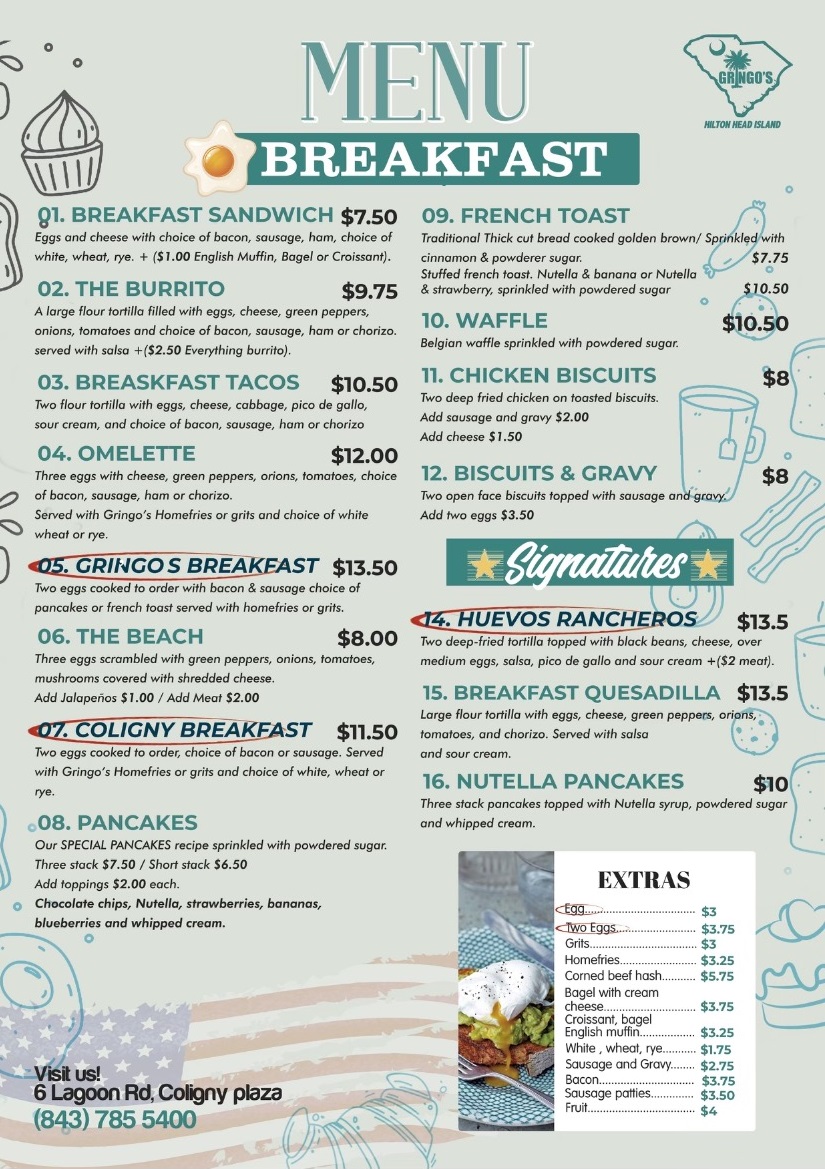 Hilton Head Island Restaurants and Delivery Hilton Head Island Menu Guide