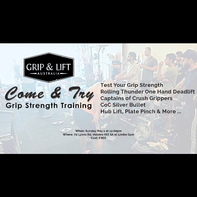 Come and Train Grip Strength Training Grip & Lift Australia