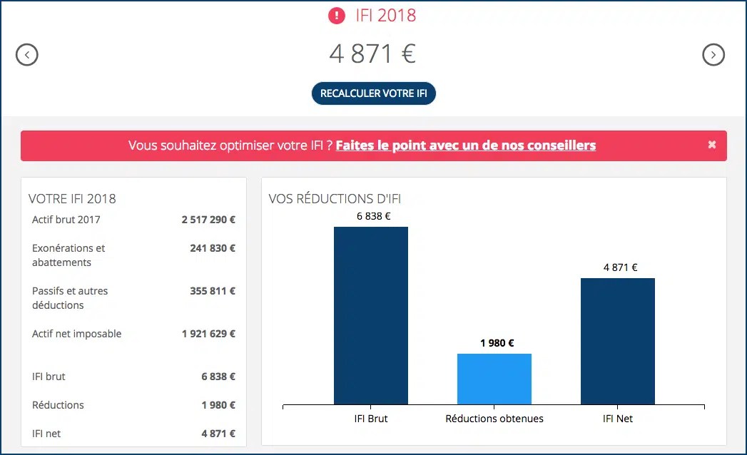 Calcul IFI 2018 c'est parti ! Grisbee.fr