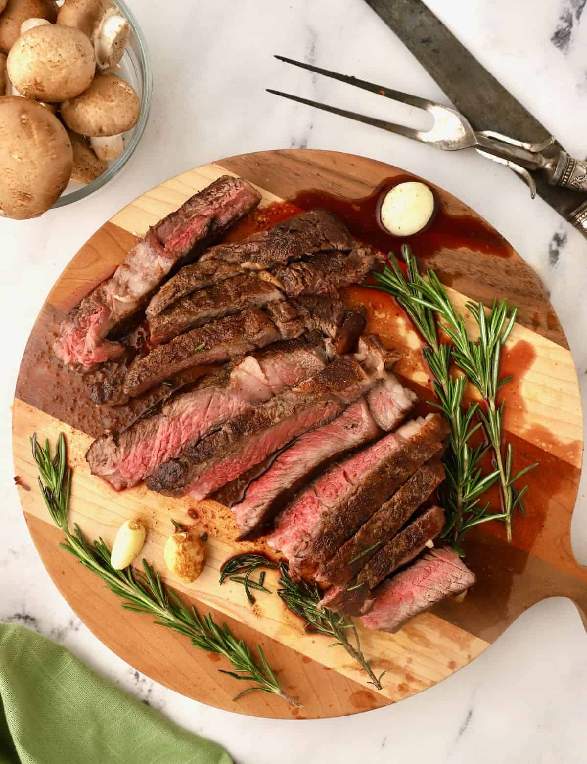 Easy Reverse Seared Ribeye Steak in the Oven