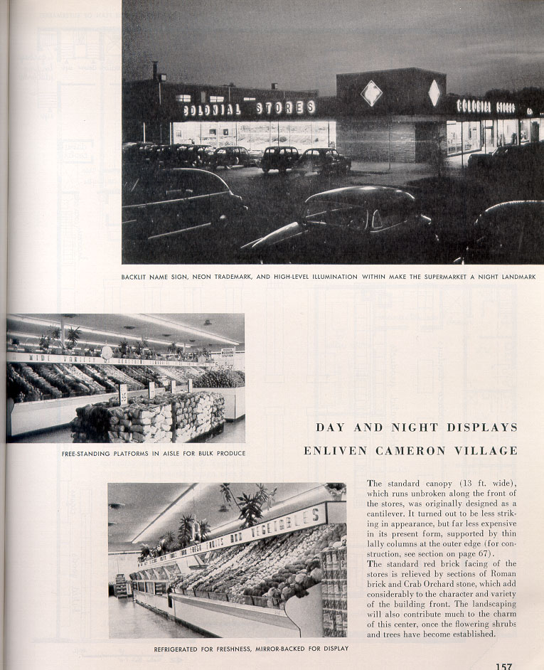 Colonial Store, Cameron Village, Raleigh NC