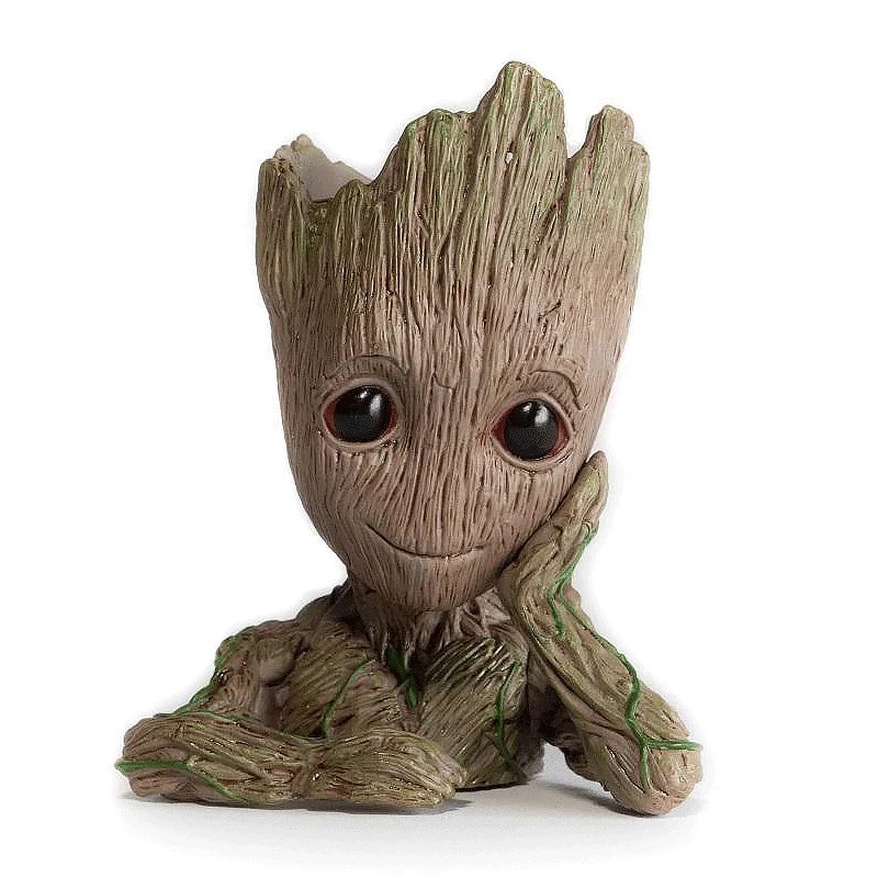 Baby Groot Pot Planter Flower Pot Pen Holder Paper Weight