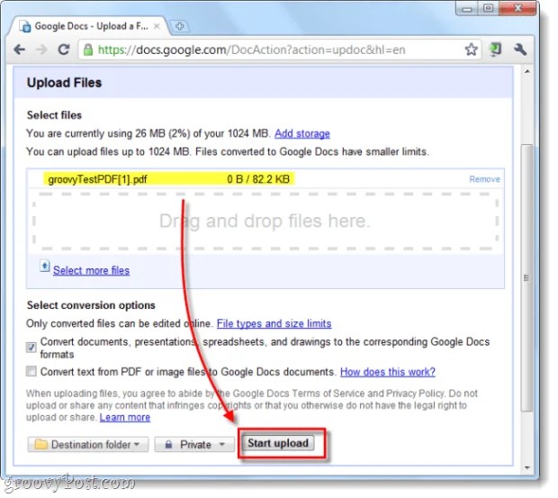 How To Upload Web Files to Google Docs the Easy Way