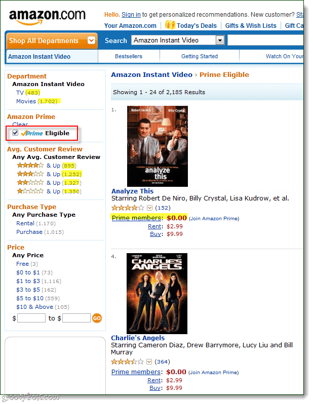 Amazon Introduces Free Streaming of 2000+ Movies & TV Shows to Prime Users