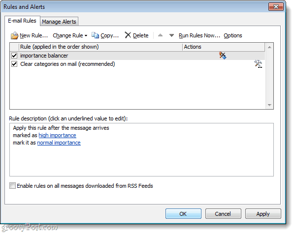 How to Automatically Change “Important” Emails into Normal