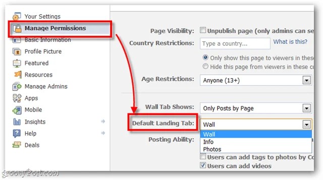 how to reset facebook settings ? dafault settings of.