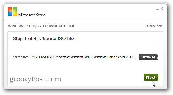 Create a Bootable Windows Home Server 2011 USB Flash Drive