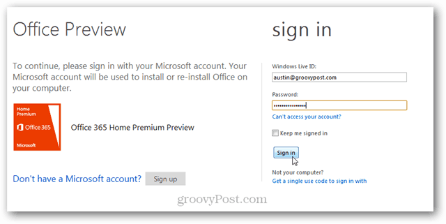 How sign in works in Microsoft 365 Microsoft Support