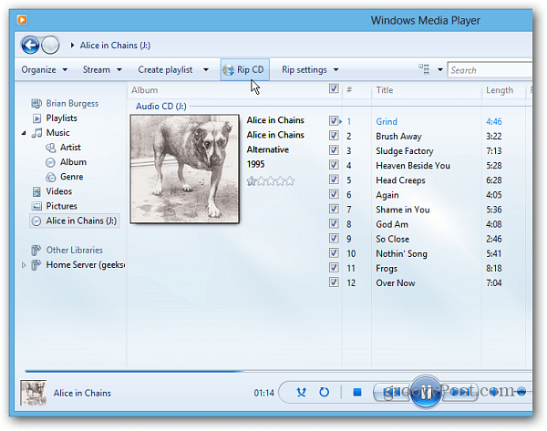 Where is Windows Media Player in Windows 8?