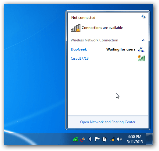 How To Turn Your Windows 7 Laptop Into a WiFi Hotspot