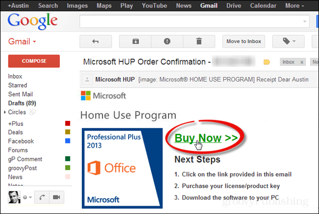 Get Microsoft Office 2013 Pro for 10 through the Home Use Program