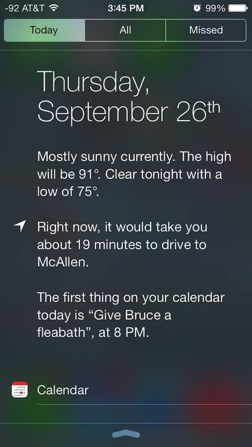 iOS 7 Tips Spotlight and Other Screen Swipe Commands