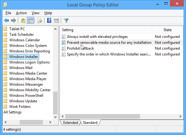 Prevent Software Installation from CDs or DVDs On Windows