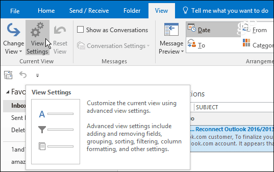 How to Customize Outlook 2016 Reading Pane Fonts