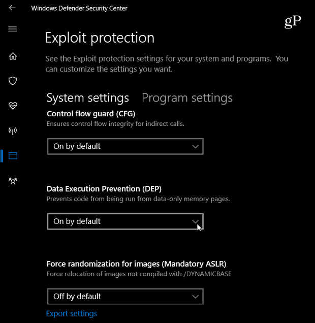 Improve Windows 10 Security with Exploit Protection