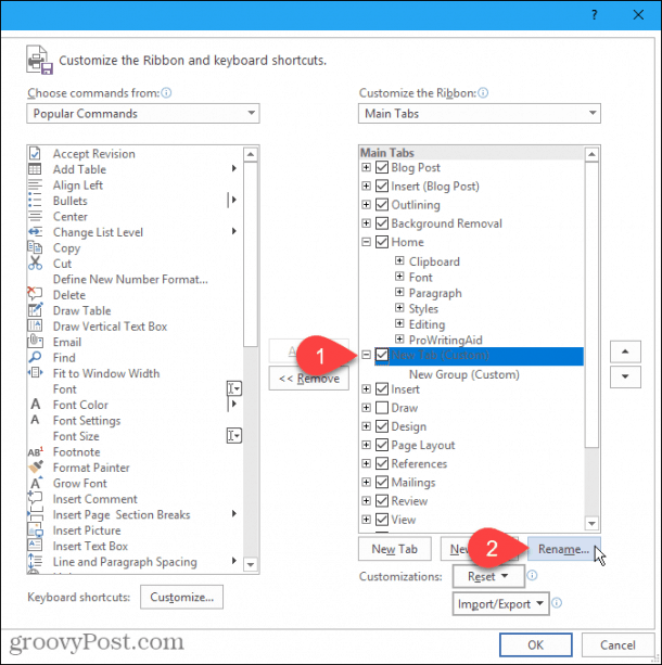How to Customize the Ribbon in Microsoft Office