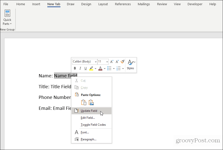 How to Create Fillable Forms in Microsoft Word