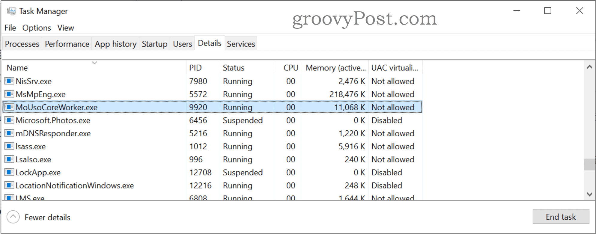 What is MoUsoCoreWorker.exe and Why is it Running?