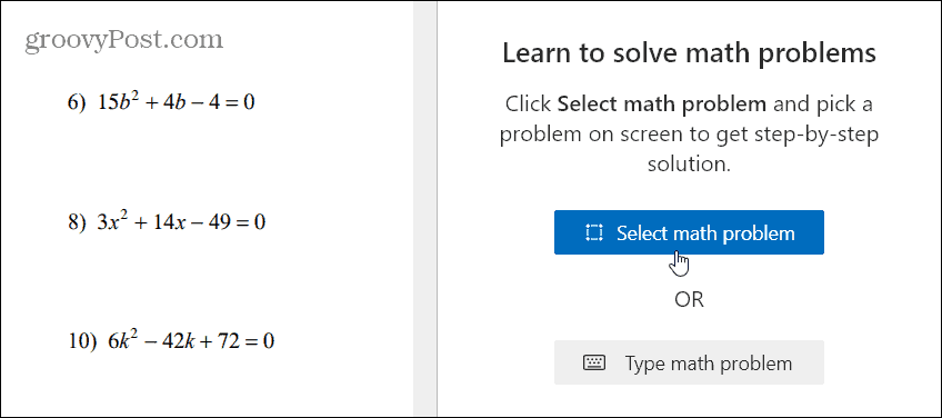 Use the Math Solver Tool in Microsoft Edge to Solve Complex Math Equations