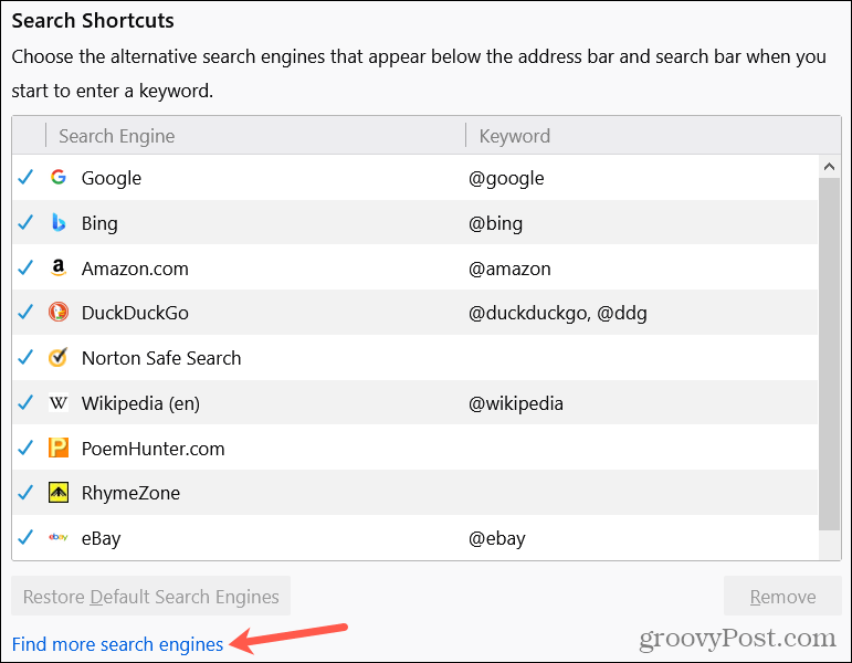 How to Customize the Search Engines You Use in Firefox