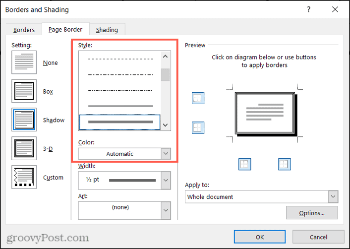 How To Add Border To A Page In Microsoft Word grovetech