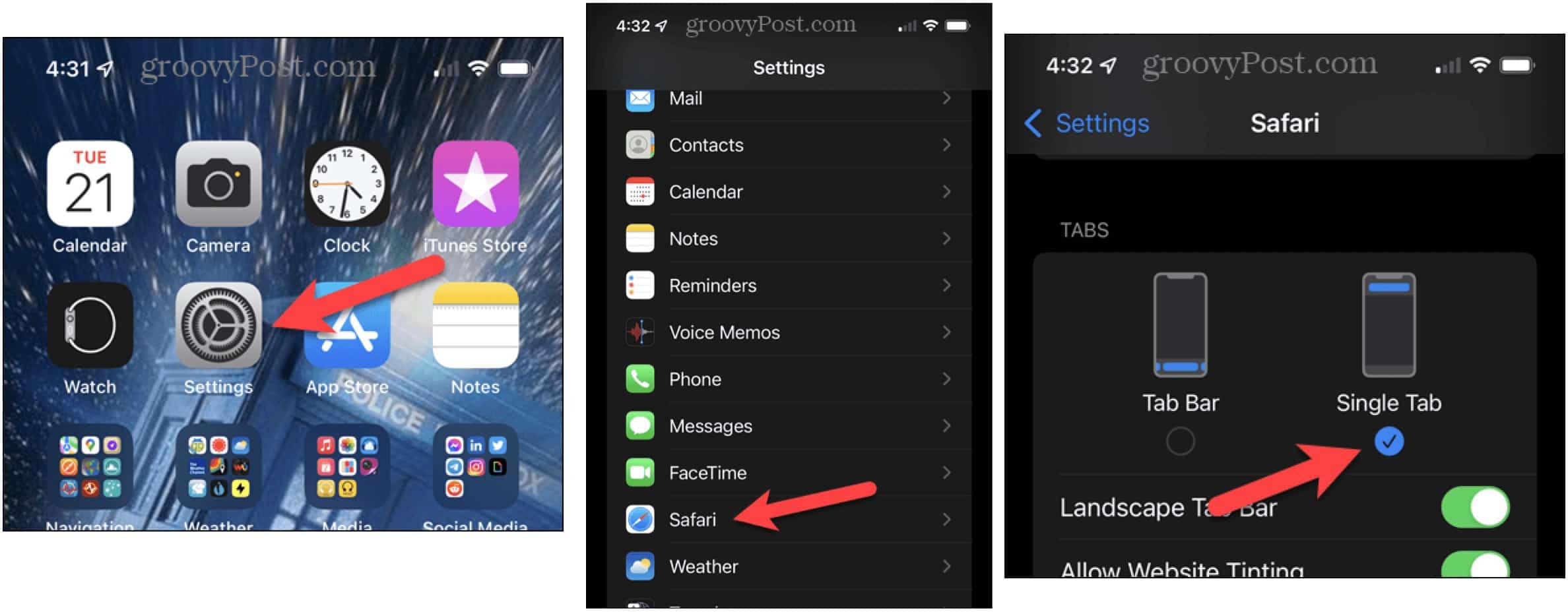 How to Move Safari Search Bar Back to the Top on iPhone