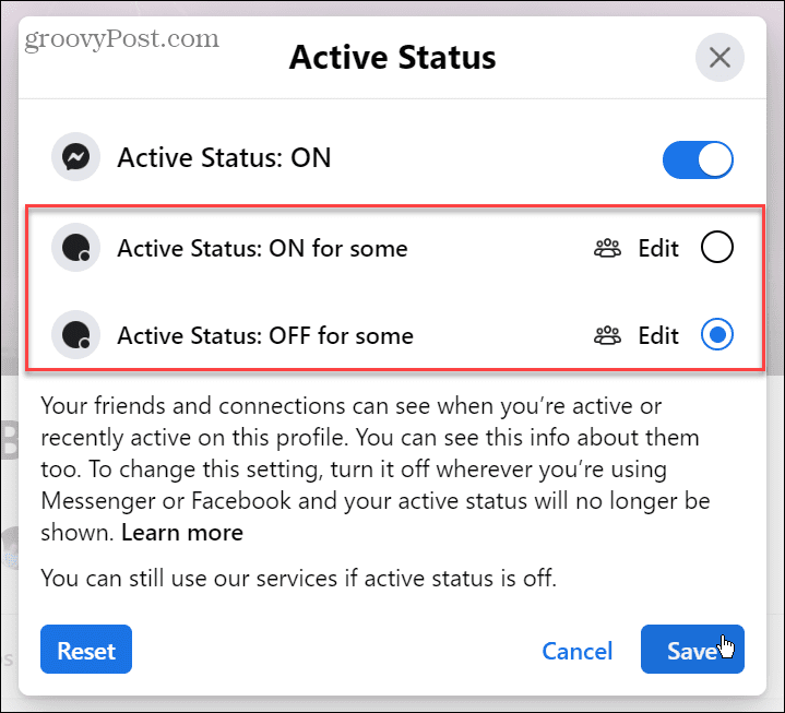 Cara Mematikan Status Aktif di Facebook ≈ Informasi terbaru ≈