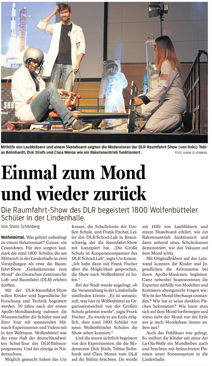 WZ Einmal zum Mond und zurück Große Schule