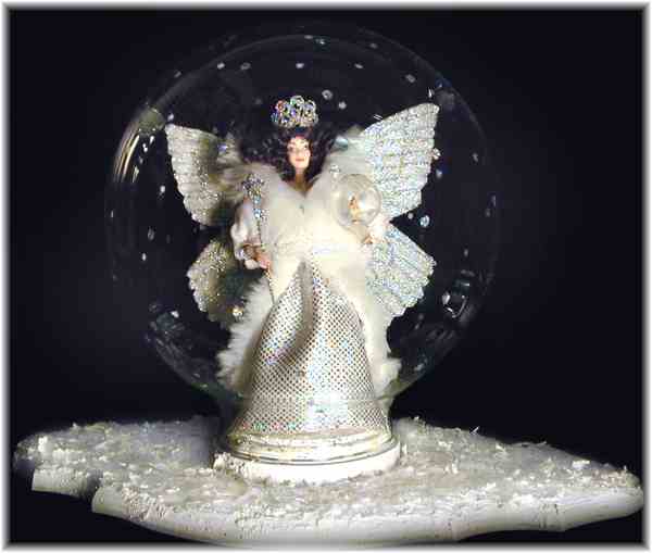 The Snow Queen Fairy in her Snow Globe!