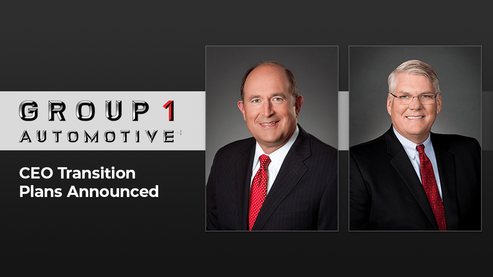 Group 1 Automotive Investor Relations
