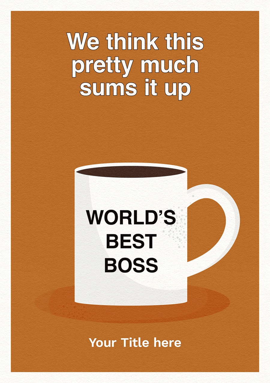 Coffee Break Boss Kudos