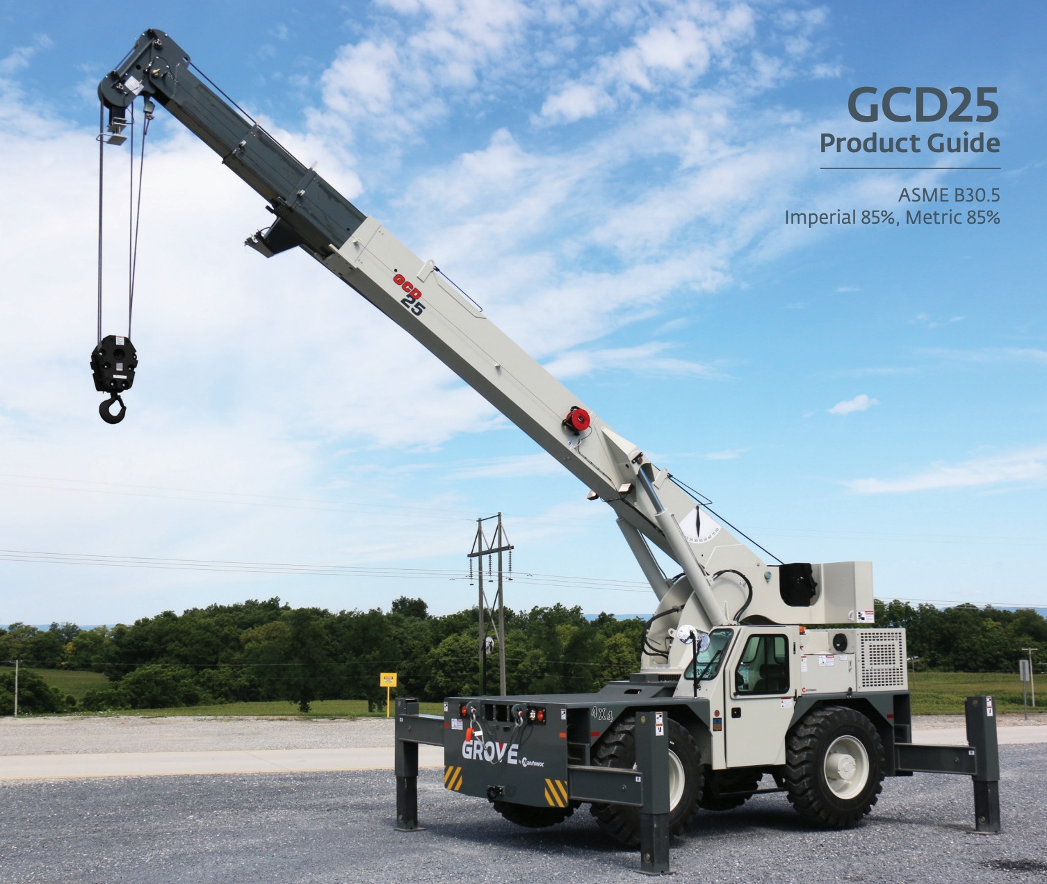 GCD25 (25 ton) Groves Equipment Rental Co