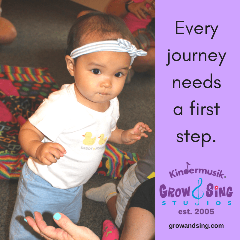 Baby First Steps Quote » Grow And Sing Studios