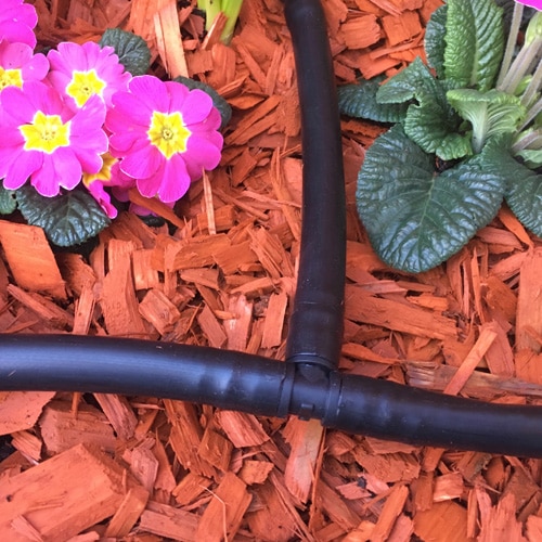 Grow Insane 100m LDPE 13mm Garden Irrigation Supply Pipe Black (1/2